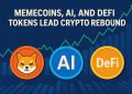 Memecoins, AI, and DeFi Tokens Lead Crypto Rebound
